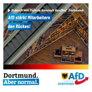 +++ AfD-Fraktion stärkt Beschäftigten von Galeria Karstadt Kaufhof den Rücken +++