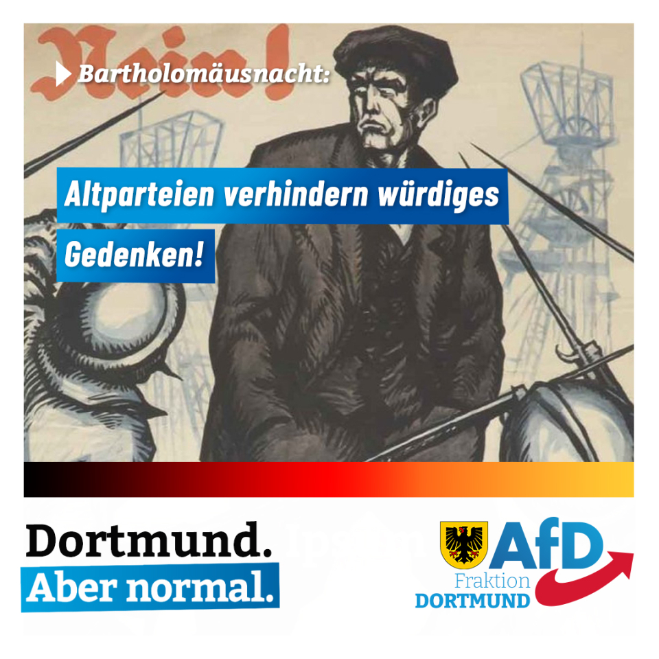 +++ Bartholomäusnacht: Kartellparteien verhindern würdiges Gedenken +++