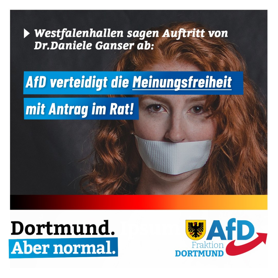+++ Meinungsfreiheit statt Meinungstotalitarismus – Kein Auftrittsverbot für Dr. Daniele Ganser +++