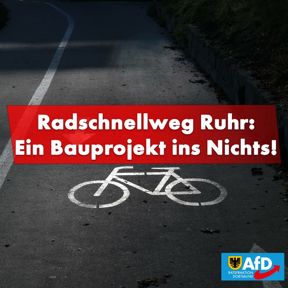 +++ Radschnellweg Ruhr – ein Bauprojekt ins Nichts +++
