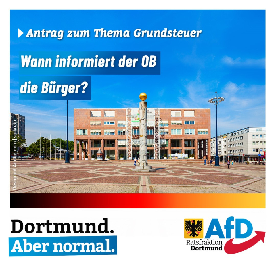 +++ Bürger in Angst: Pläne für Grundsteuer-Hebesatz endlich vorlegen +++