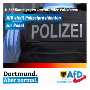 +++ AfD stellt Polizeipräsident Gregor Lange zur Rede +++