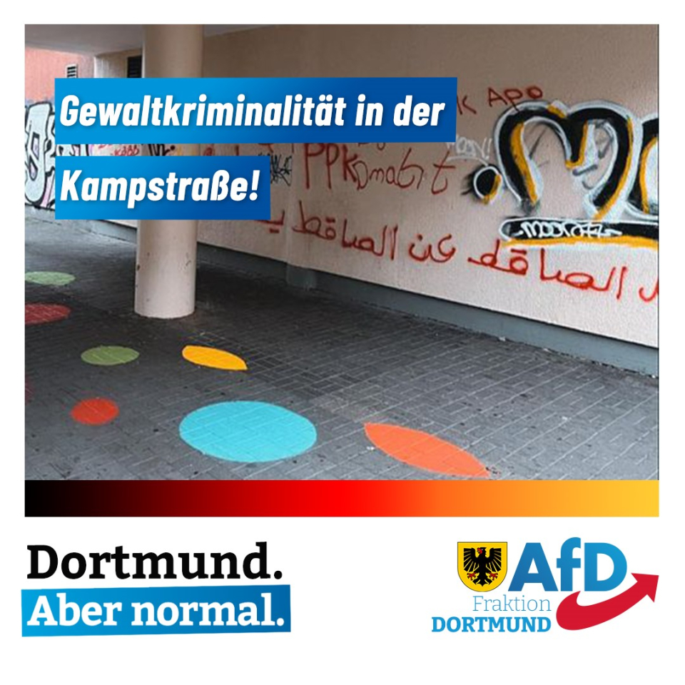 +++ Gewaltkriminalität in der Kampstraße +++