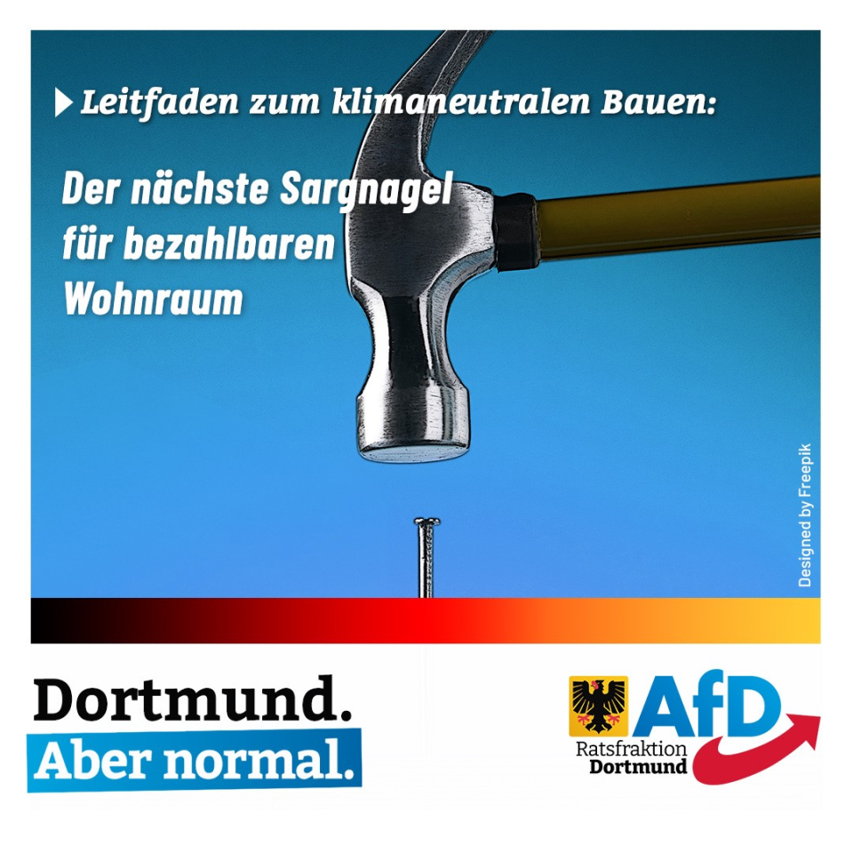 +++ Leitfaden zum klimaneutralen Bauen: Der nächste Sargnagel für bezahlbaren Wohnraum +++