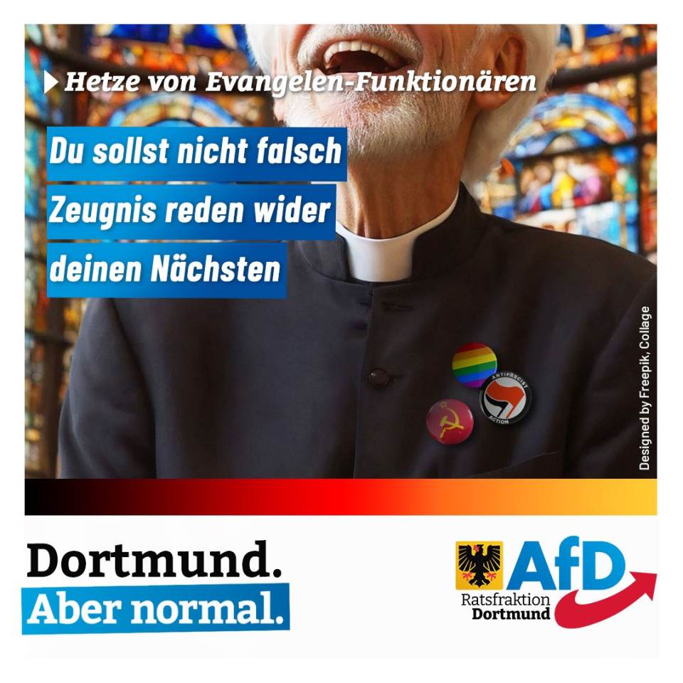 +++ Hetze von Evangelen-Funktionären gegen die AfD steigert Wut der Gemeindeglieder +++