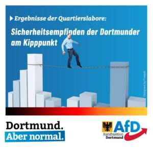 +++ Ergebnisse der Quartierslabore – Sicherheitsempfinden der Dortmunder am Kipppunkt +++