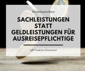 Sachleistungen statt Geldleistungen