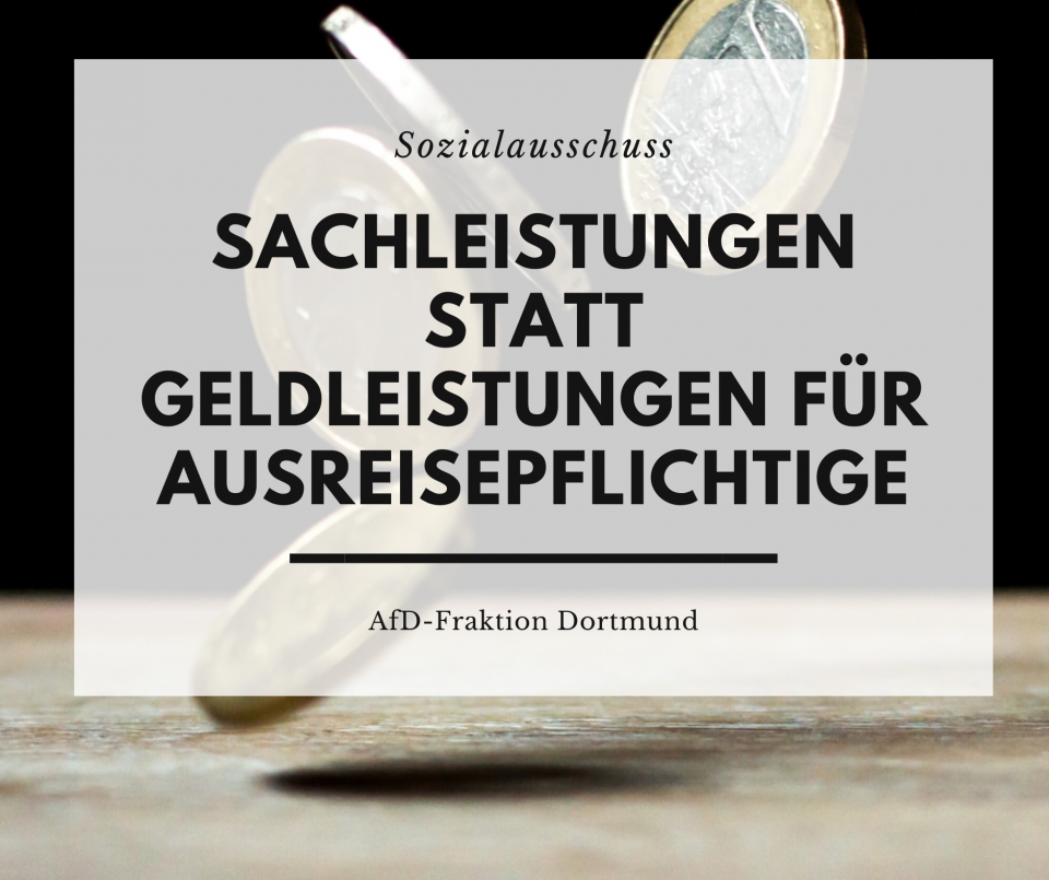 Sachleistungen statt Geldleistungen