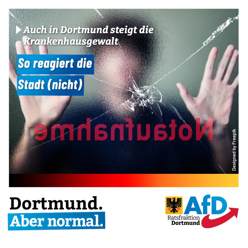 +++ Auch in Dortmund steigt die Krankenhausgewalt: So reagiert die Stadt (nicht) +++