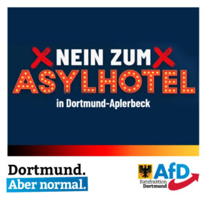 +++ AfD mit Flyeraktion in Aplerbeck gegen weiteres Asyl-Hotel +++