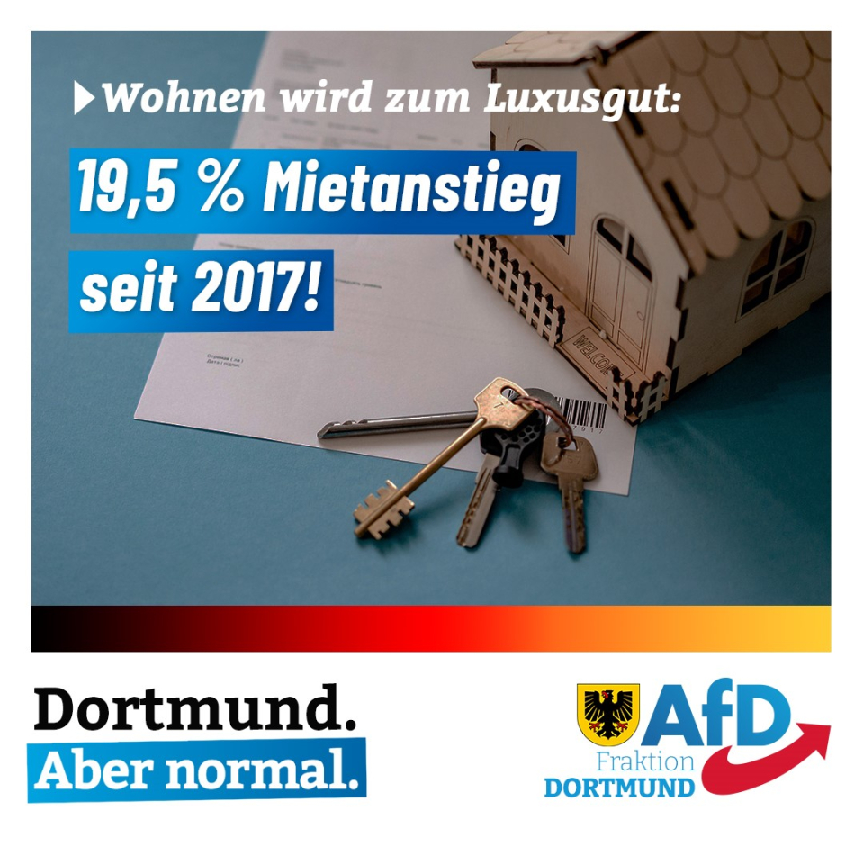 +++ Wohnungsmarktbericht offenbart: Wohnen wird in Dortmund zum Luxusgut +++