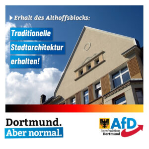 +++ Erhalt des Althoffsblocks: Traditionelle Stadtarchitektur erhalten! +++