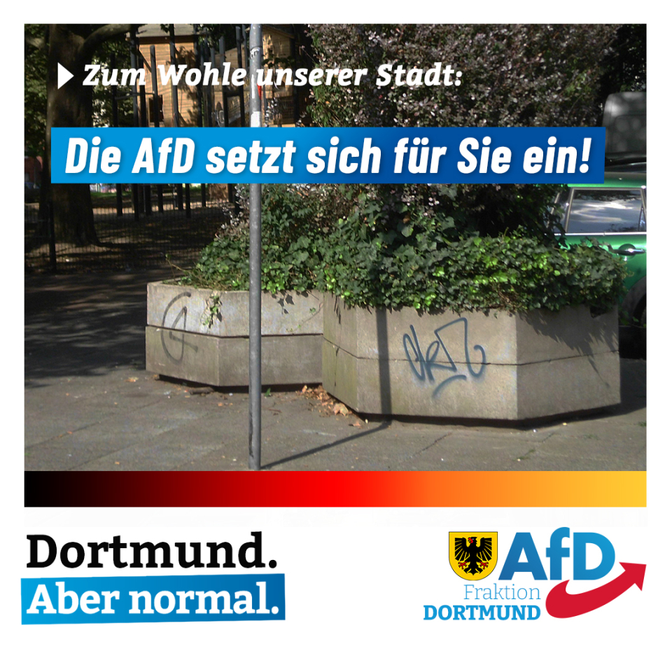 AfD Fraktion setzt sich für Sie ein - Drogenhandel und -konsum in der Zimmerstraße