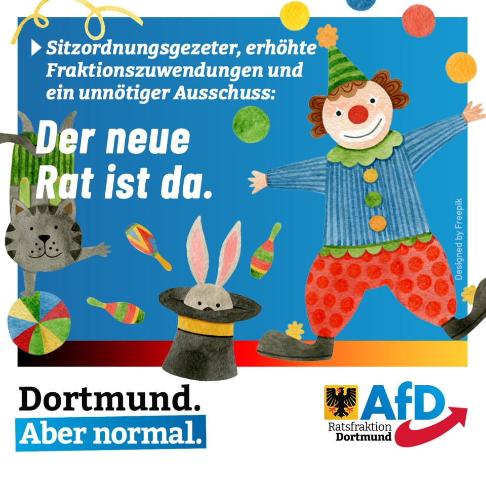 +++ Konstituierende Ratssitzung: Gezeter um Sitzordnung, erhöhte Fraktionszuwendungen und ein Ausschuss, den niemand braucht +++