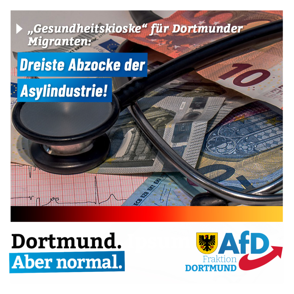 +++ Asylindustrie freut sich über überflüssige „Gesundheitskioske“ +++