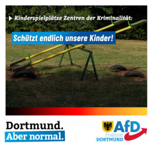 +++ Kinderspielplätze Zentren der Kriminalität +++
