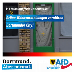+++ Grüne Wahnvorstellungen zerstören City +++