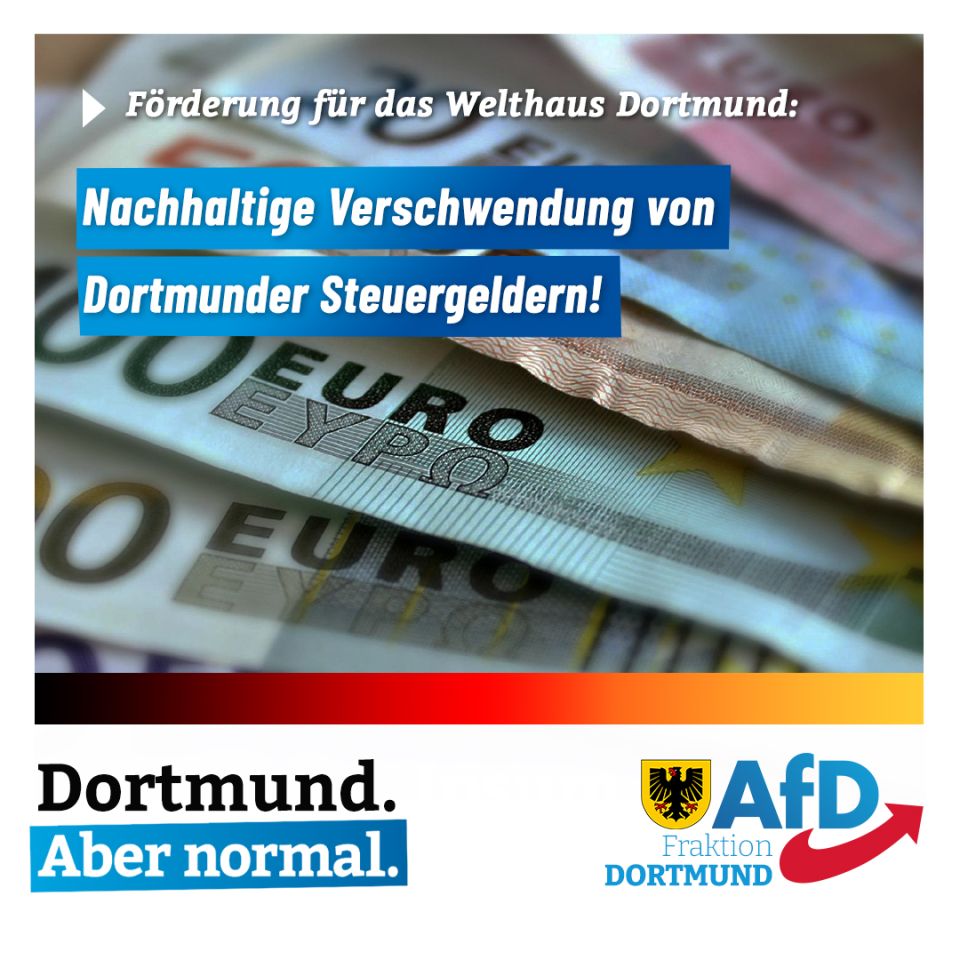 +++ Welthaus - nachhaltige Verschwendung von Steuergeldern +++