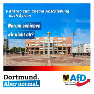 +++ Subsidiärer Schutz ohne Grundlage – Remigration nach Syrien prüfen! +++