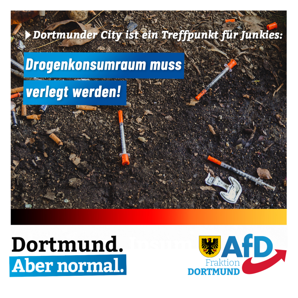 +++ Nicht länger warten: Neuer Standort für Drogenkonsumraum +++