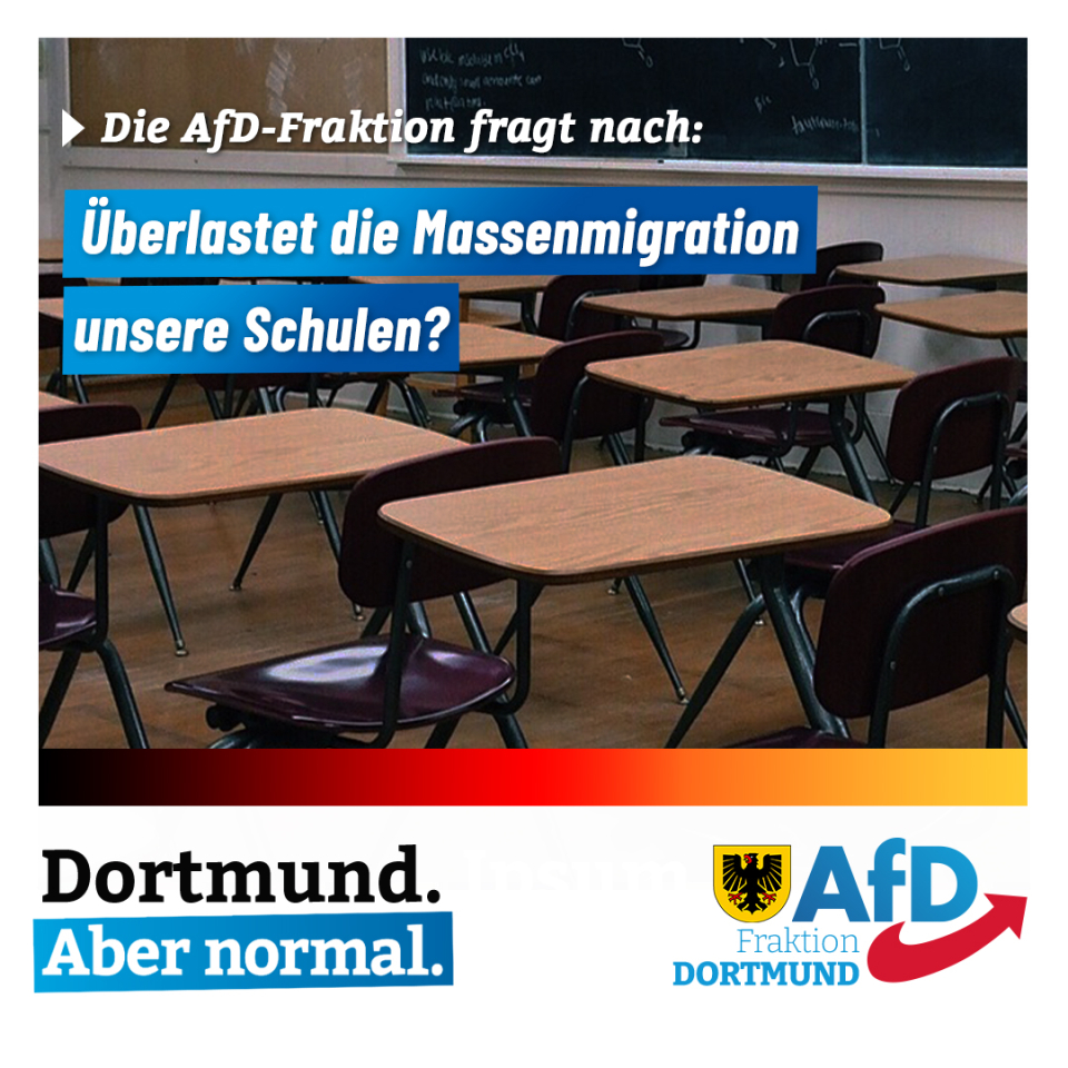 +++ Flüchtlingskinder an Dortmunder Schulen +++