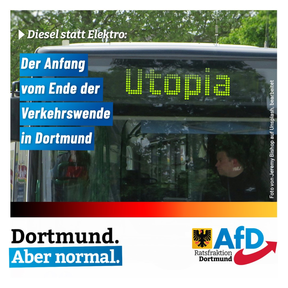 +++ Diesel statt Elektro: Der Anfang vom Ende der Verkehrswende in Dortmund +++