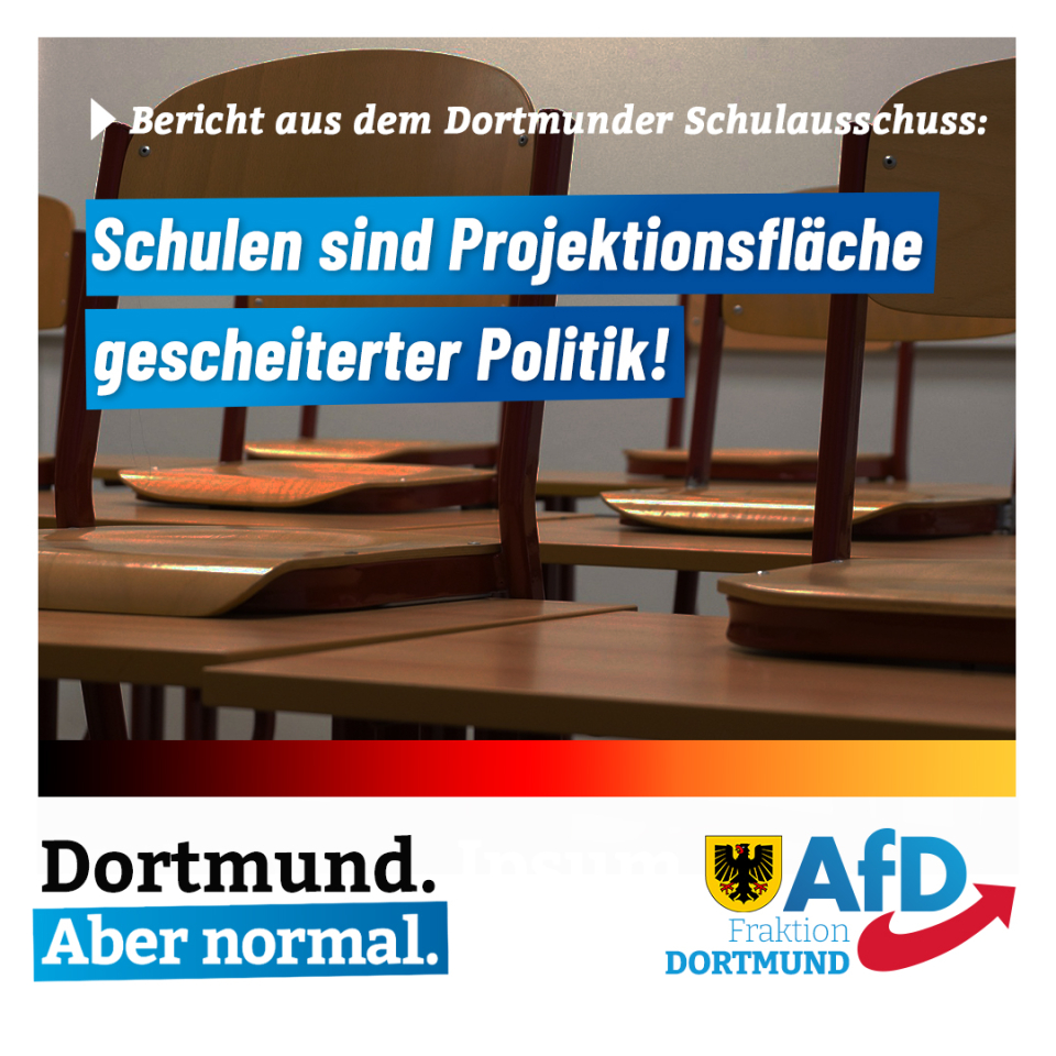 +++ Schulausschuss: Massenmigration zeigt sich auch bei steigender Schülerzahl in Dortmund +++