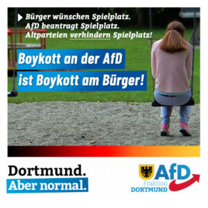 +++ Altparteien boykottieren AfD – Leidtragende sind die Bürger und die Kinder +++