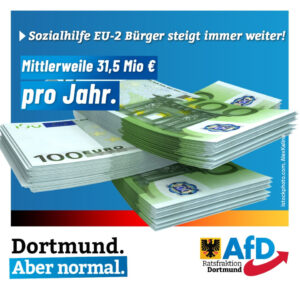 +++ Sozialhilfeausgaben für Rumänen und Bulgaren nun fast dreimal so hoch wie 2017 +++