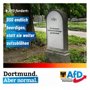 +++ AfD fordert: DSG endlich beerdigen, statt sie weiter aufzublähen! +++
